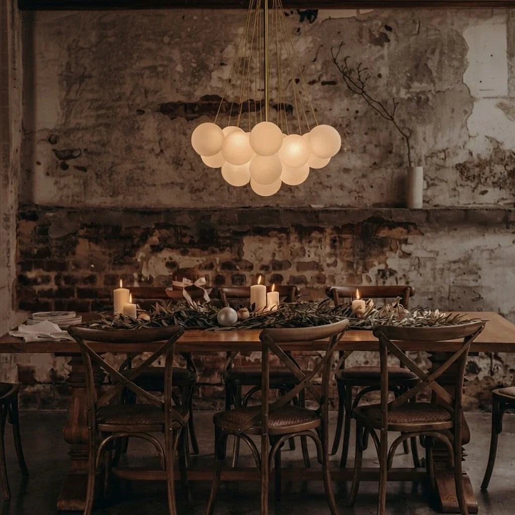 Jem Sculptural Glass Bubble Chandelier