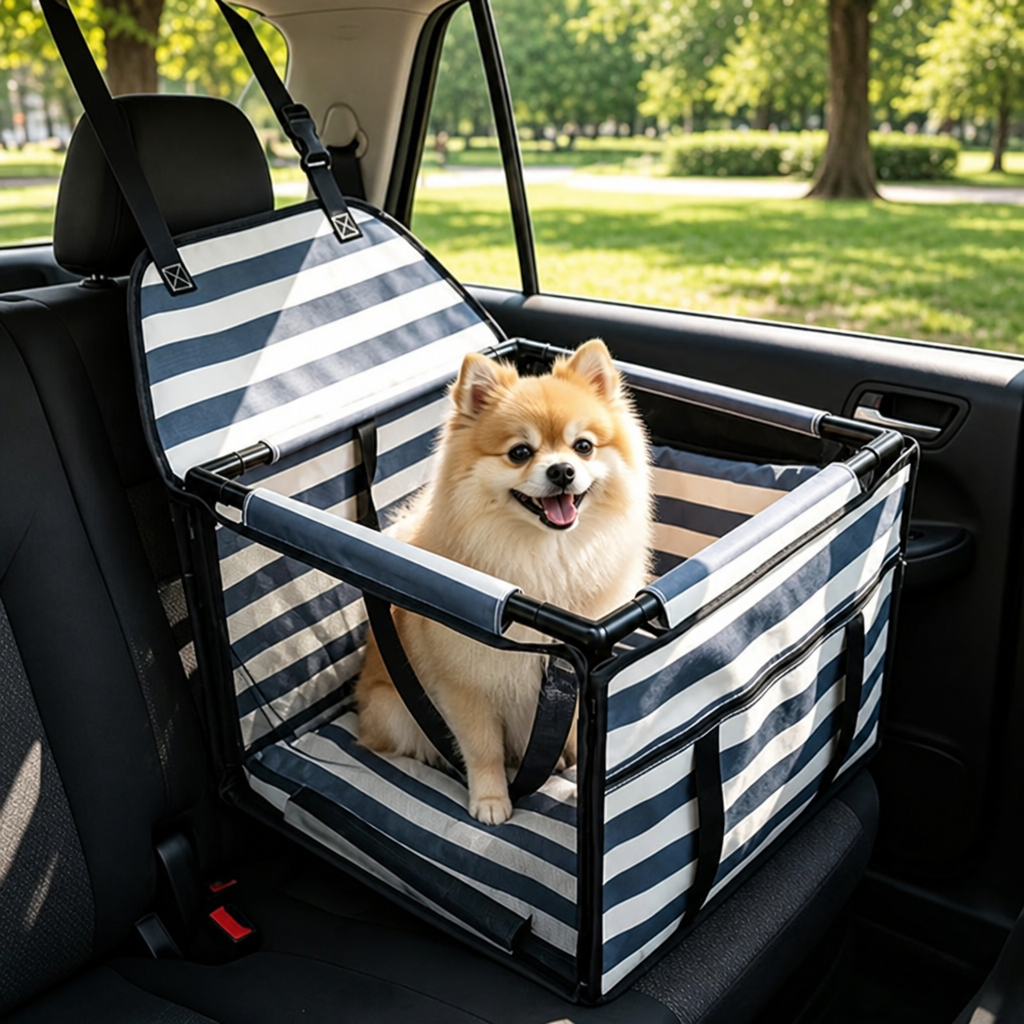 DogBedHouse Seat-Belted Removable Cushion Booster Seat