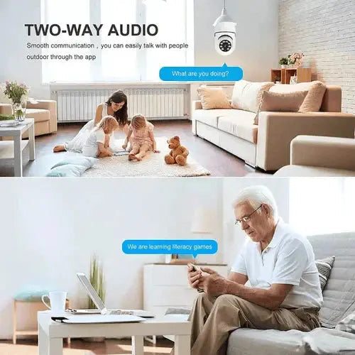 Surveillance Camera | 360° Rotation Pan | Motion Detection and Night Vision | HomeOrbit