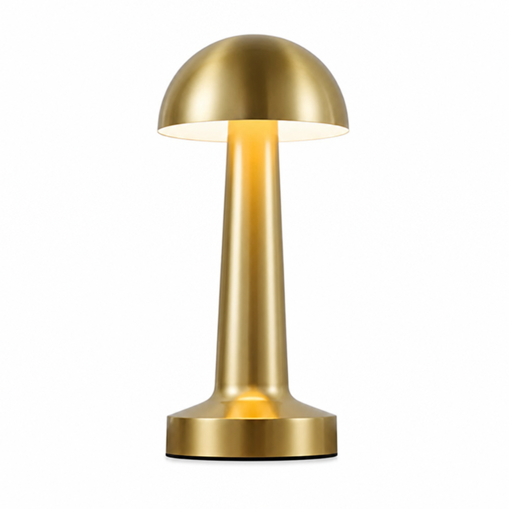 Table Lamp | Dimmable LED & Touch Sensor | USB Rechargeable | Metal Body
