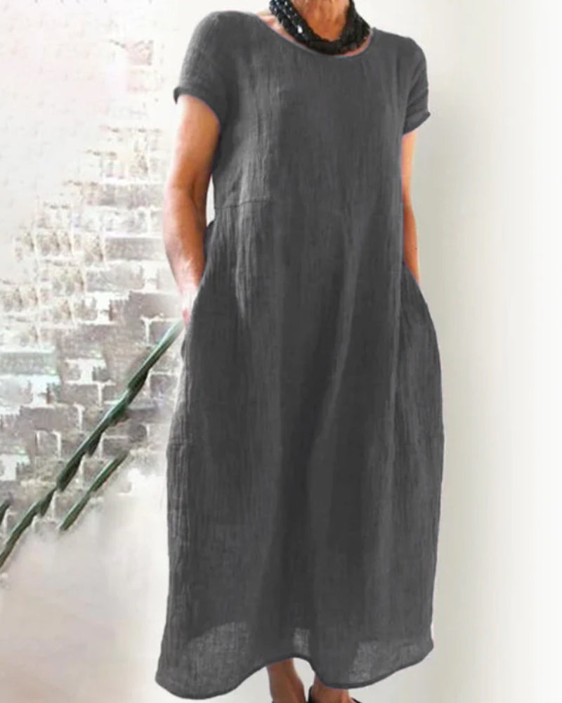 Avencea - Casual Dress - Boho - Modern Style in Linen - Ideal for Summer
