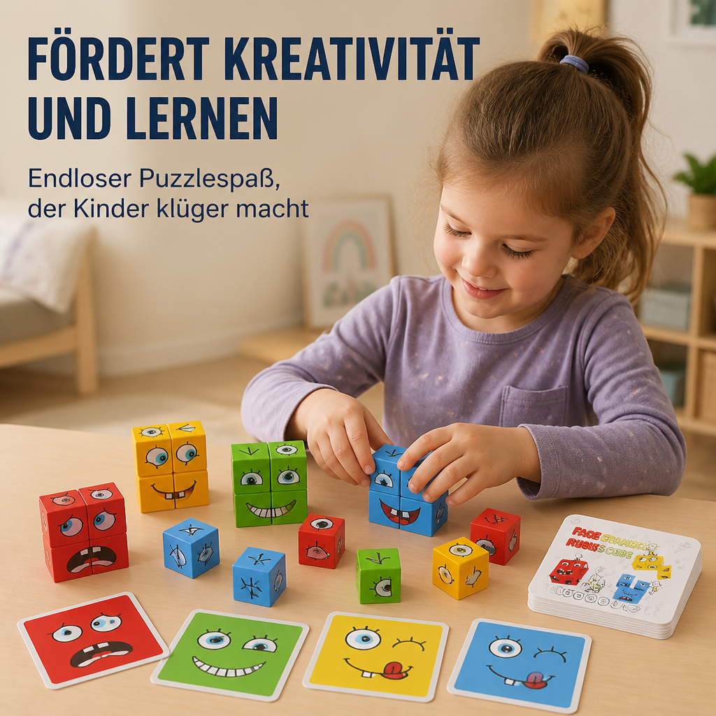 3D-Gesichts-Puzzle – Faszinierendes und Lehrreiches Spielzeug