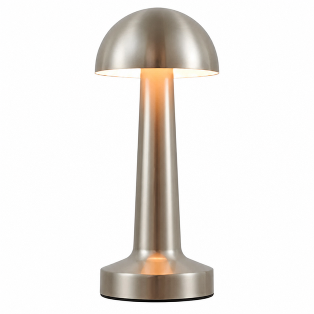 Table Lamp | Dimmable LED & Touch Sensor | USB Rechargeable | Metal Body