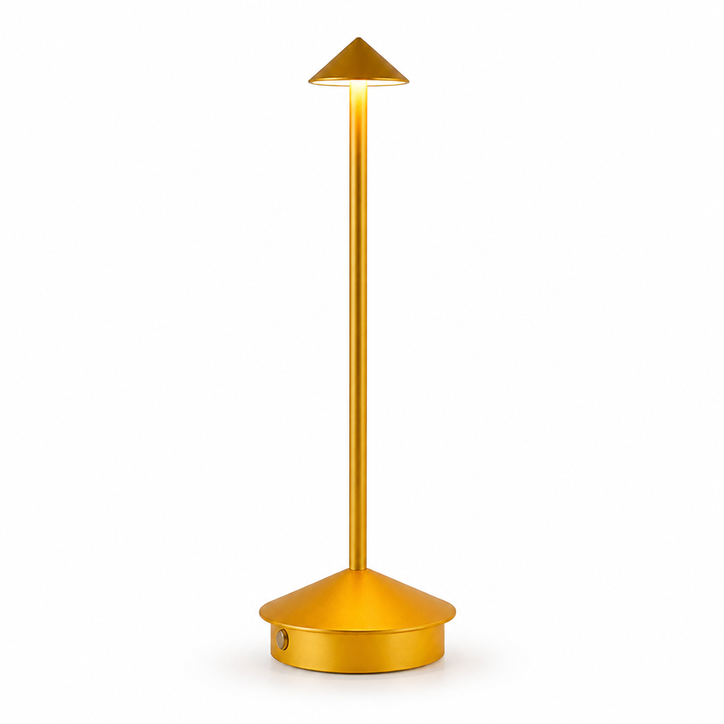 Rechargeable Table Lamp | Touch Sensor & Dimming | Adjustable Color Temp | Aluminum Body