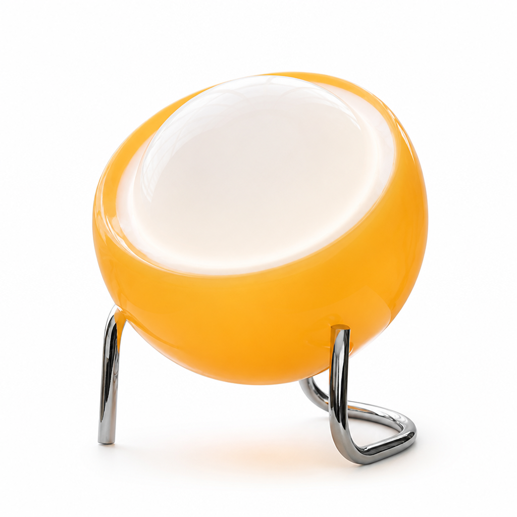 Glas-Nachtlicht | Retro LED Stimmungslampe | USB betrieben | Schlafzimmer & Wohnzimmer