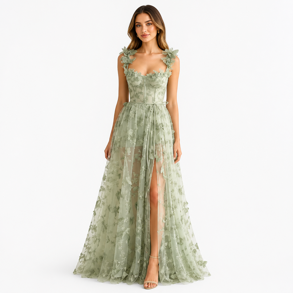 Women's Sleeveless Maxi Dress | Lace Spliced | Floor-Length High-Waist | Comfortable Fit