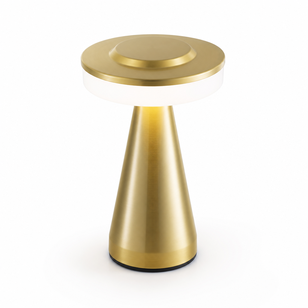 Mushroom LED Table Lamp | Touch Sensor & Color-Adjustable | USB Rechargeable Bedside Light
