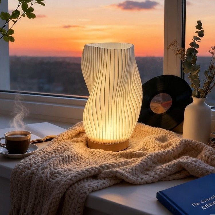 3D Wood Night Light Stylish Ambient Lamp