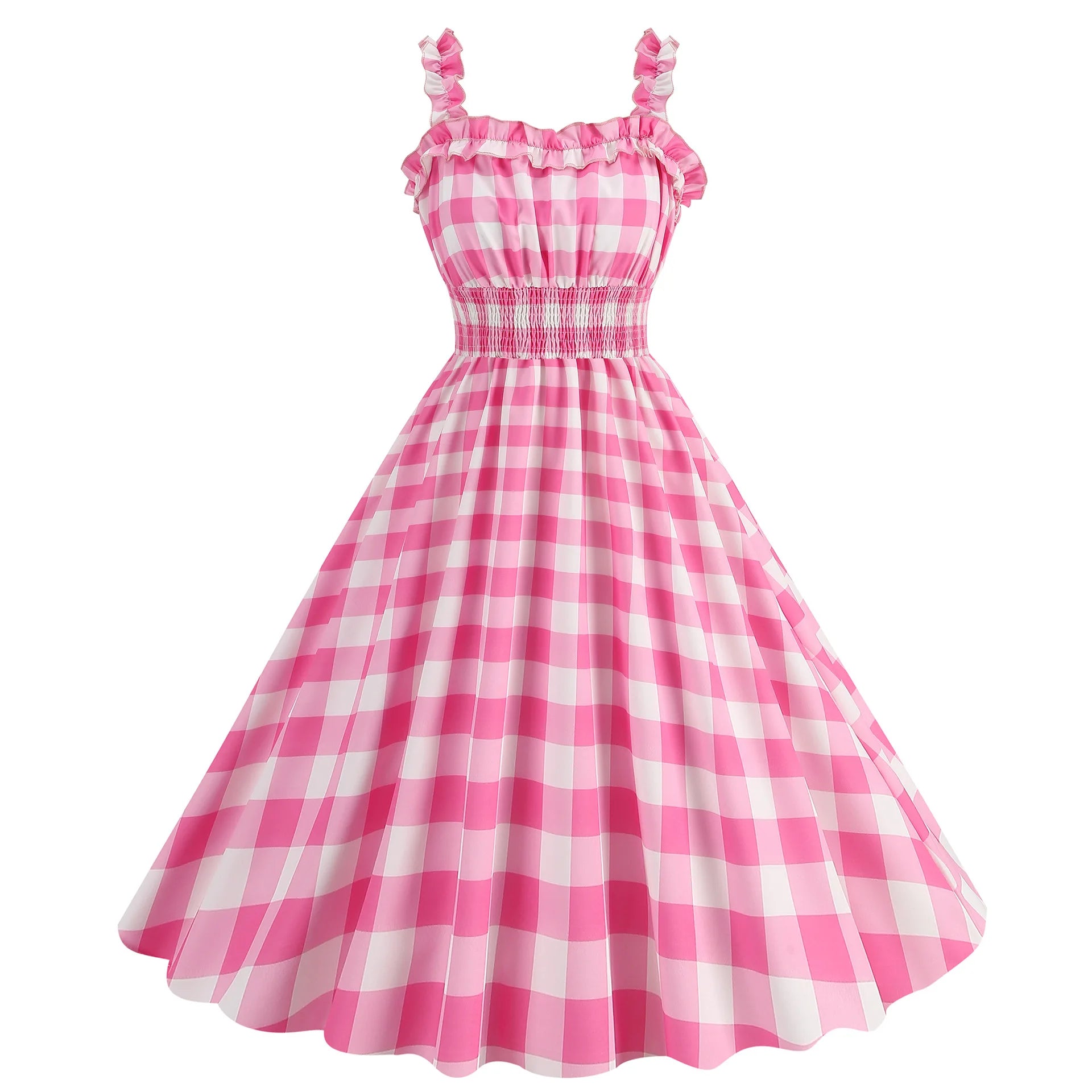 Elegant Women Polka Dot Dress Summer Hepburn 1950s 60s Vintage Sexy Halter Rockabilly Retro Party Office Dresses 2026 Robe Pinup