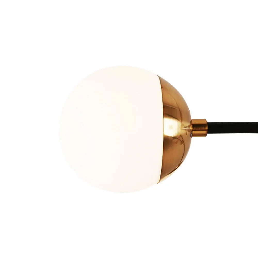 Elise Mid-Century Glass Globe Sputnik Chandelier