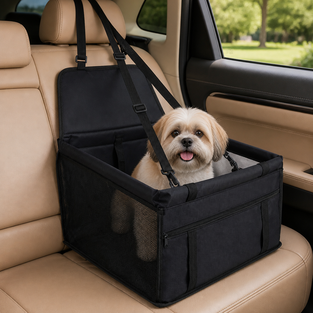 DogBedHouse Foldable Breathable Mesh Car Booster Seat