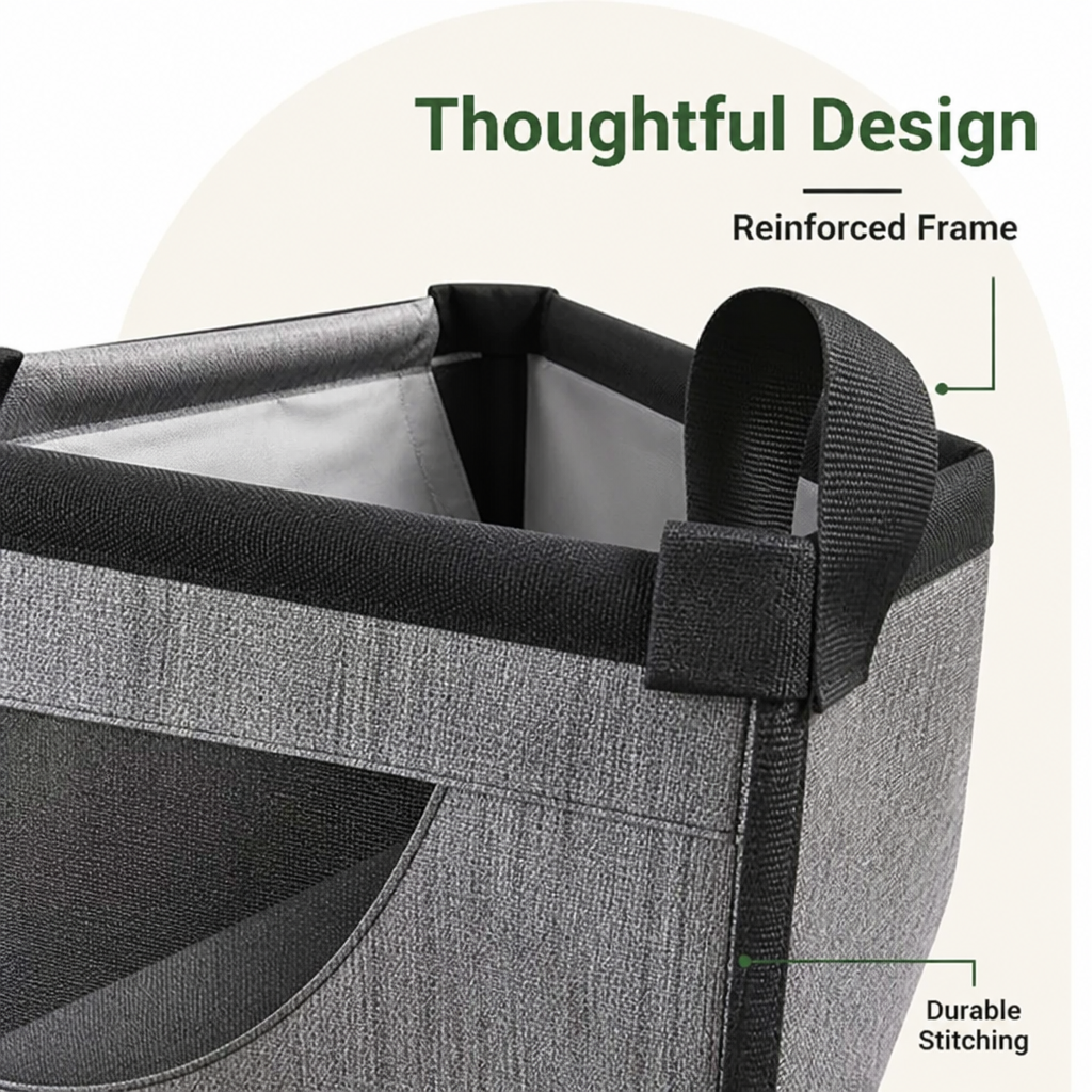 DogBedHouse Stable Waterproof & Safety Mesh Car Pet Seat