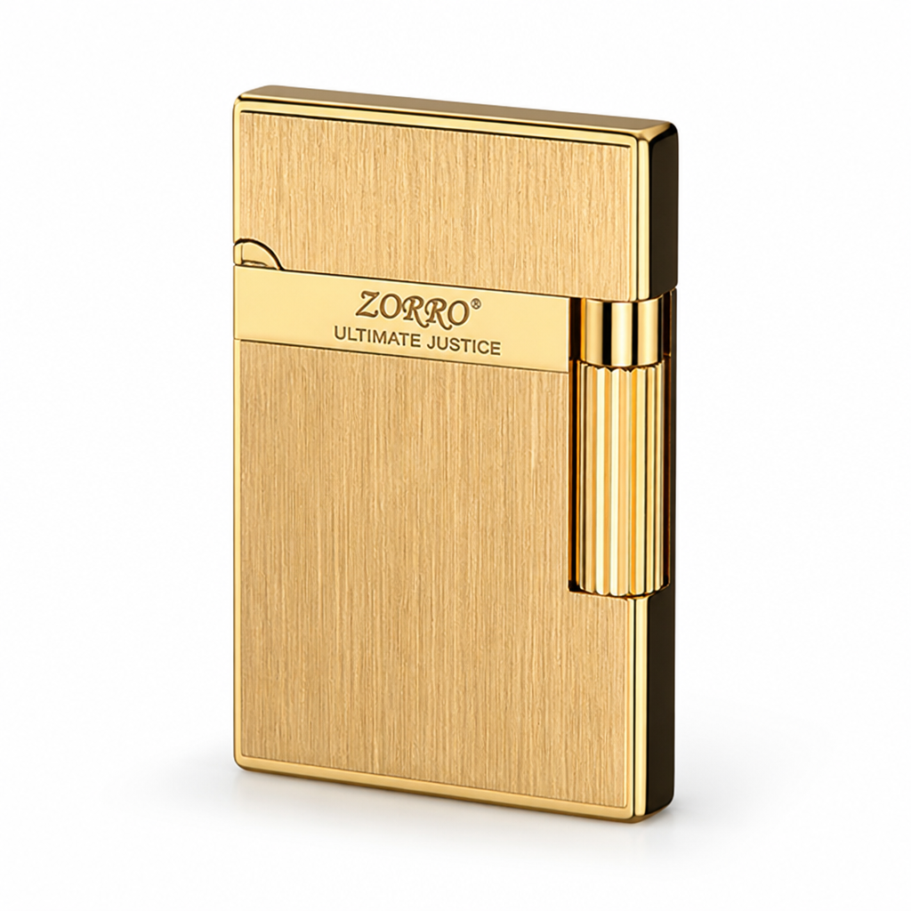 Refillable Butane Side-Pulley Metal Lighter (Gift Box Option)
