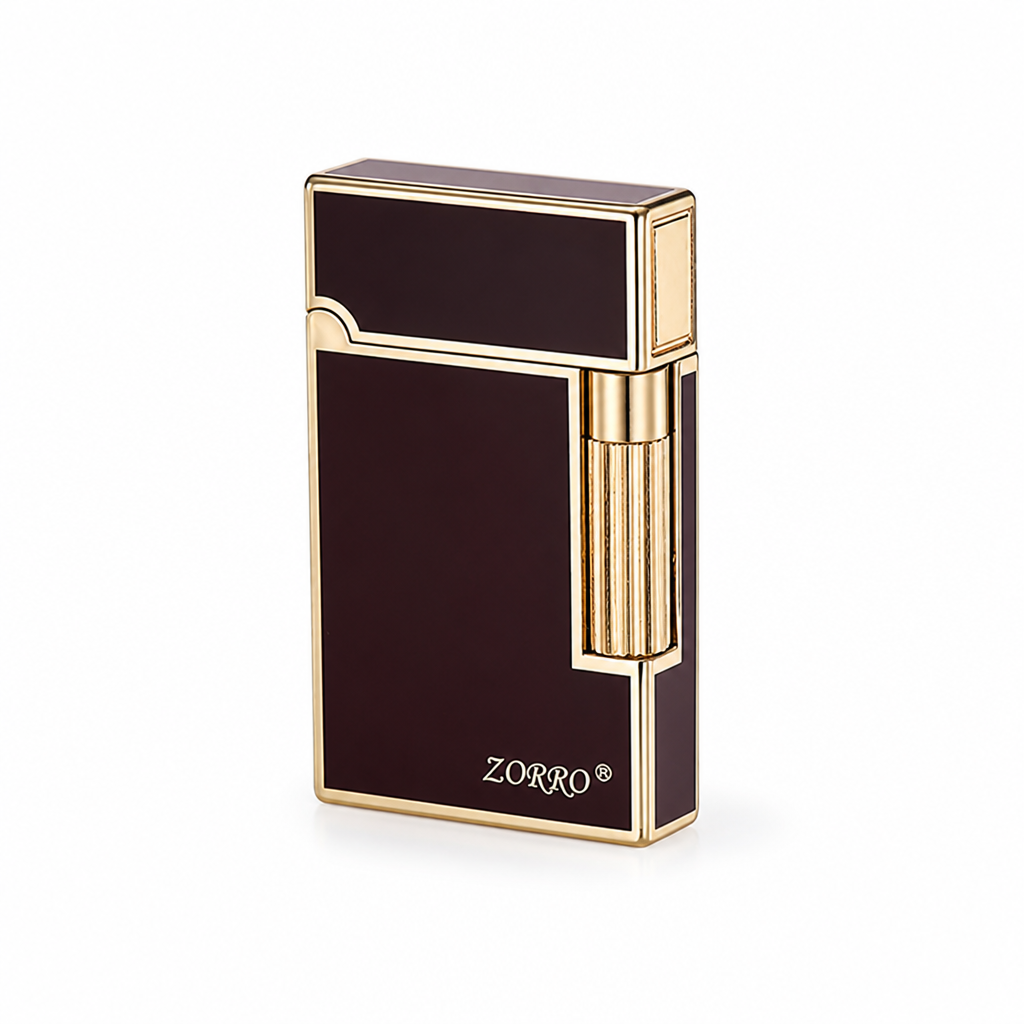 Refillable Butane Side-Pulley Metal Lighter (Gift Box Option)