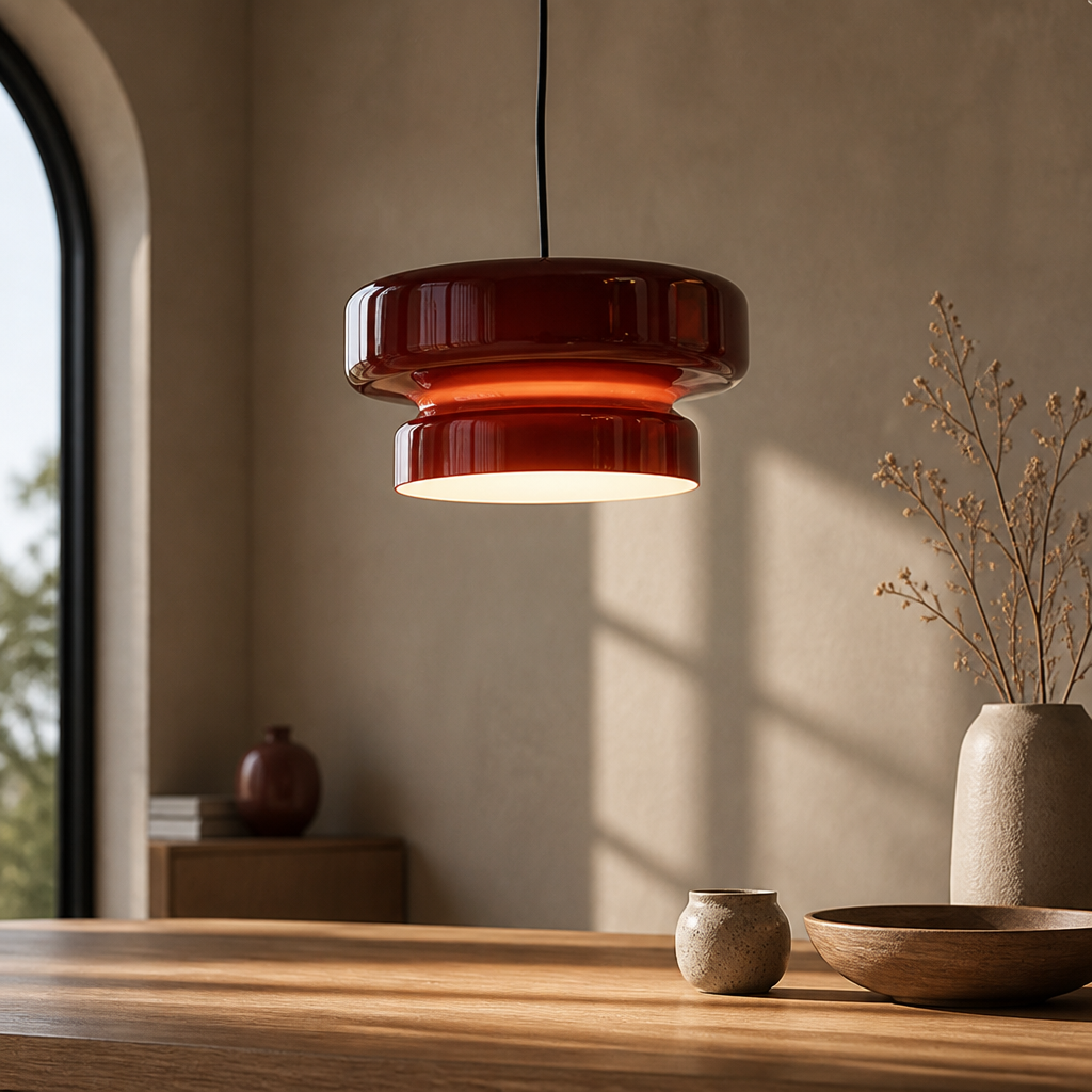 Pendant Light | Modern Glass Ring LED Chandelier | 36cm Diameter | Energy Efficient