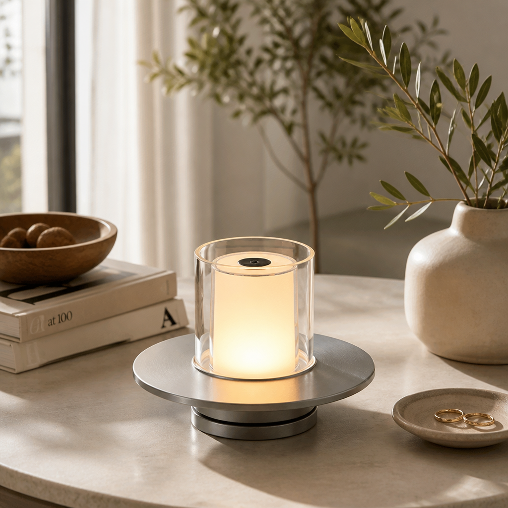 LED Tischlampe | Touch-Steuerung dimmbar | USB wiederaufladbar | Stimmungsbeleuchtung