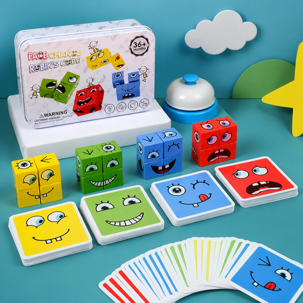3D-Gesichts-Puzzle – Faszinierendes und Lehrreiches Spielzeug