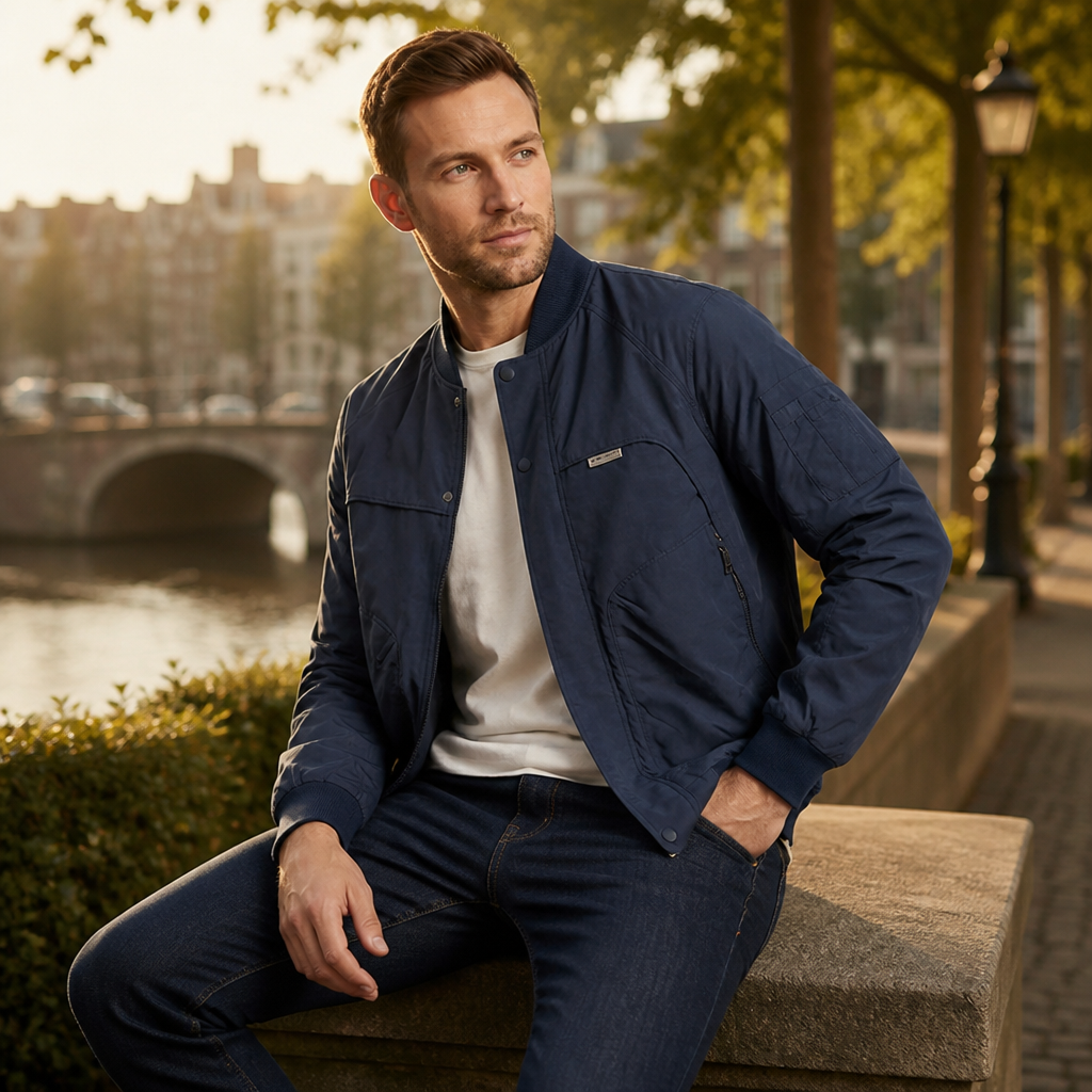 Men's Field Jacket | Raglan Sleeves & Urban Utility | Concealed Zip Pockets & Sleeve Organizer