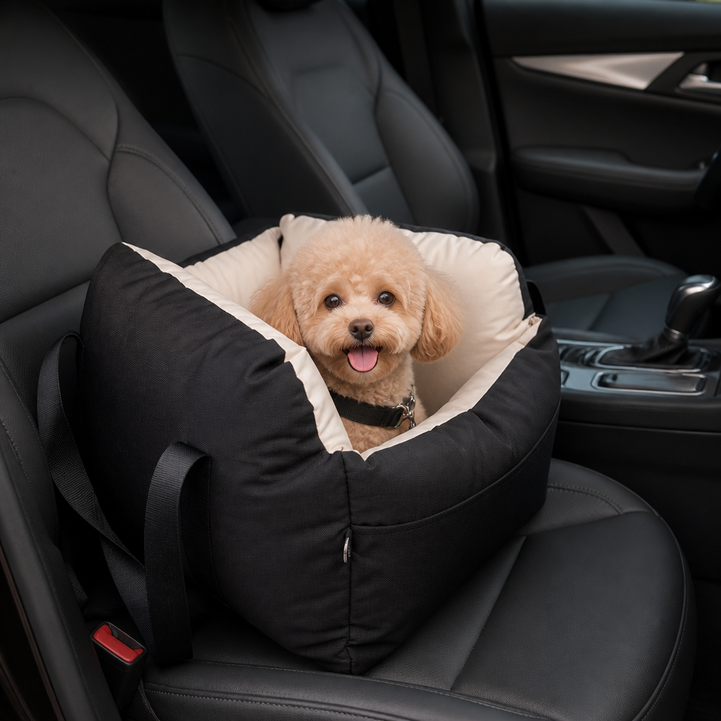 DogBedHouse Safety-Belt & Washable Booster Car Seat