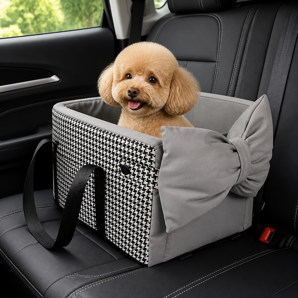 DogBedHouse Portable & Lightweight Dog Car Seat (Small Pets)