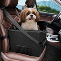 DogBedHouse Padded Elevated Dog Car Booster (Removable Washable Cover)