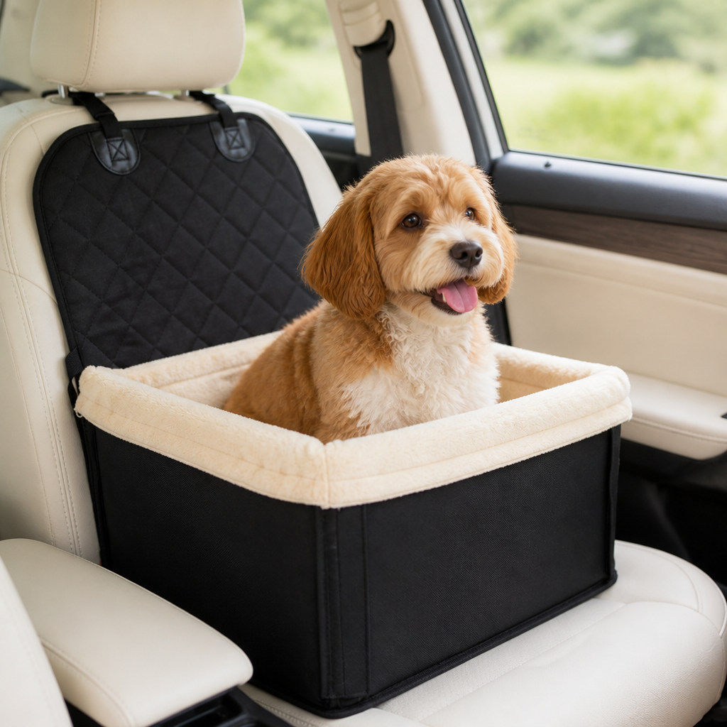 DogBedHouse Waterproof Removable & Washable Car Booster Seat