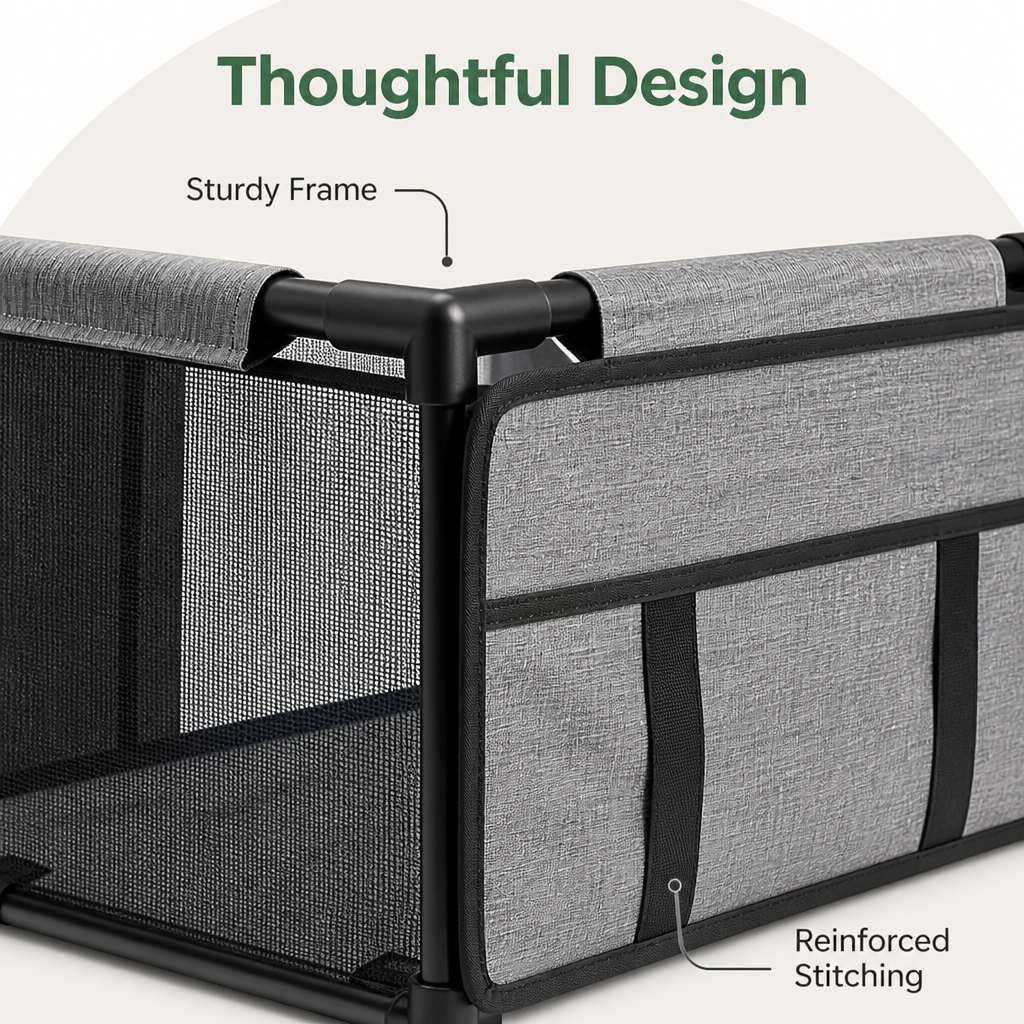 DogBedHouse Seat-Belted Removable Cushion Booster Seat