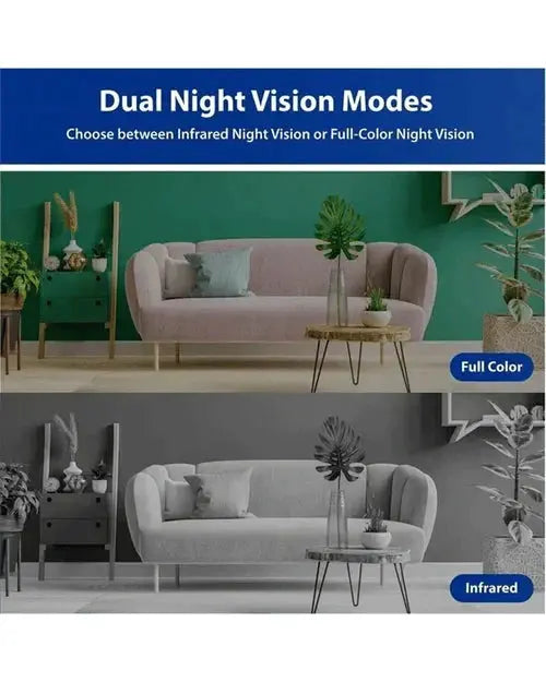 Surveillance Camera | 360° Rotation Pan | Motion Detection and Night Vision | HomeOrbit