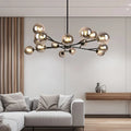 Zinnia 15-Light Mid-Century Bubble Chandelier