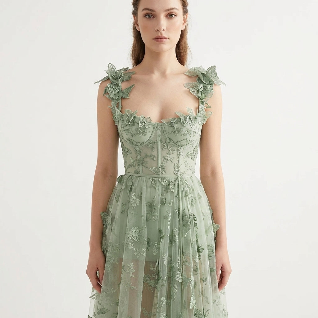 Women's Sleeveless Maxi Dress | Lace Spliced | Floor-Length High-Waist | Comfortable Fit