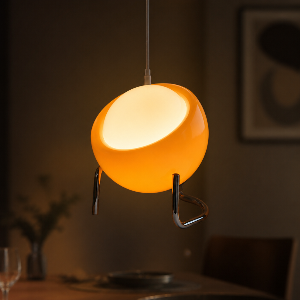 Glas-Nachtlicht | Retro LED Stimmungslampe | USB betrieben | Schlafzimmer & Wohnzimmer