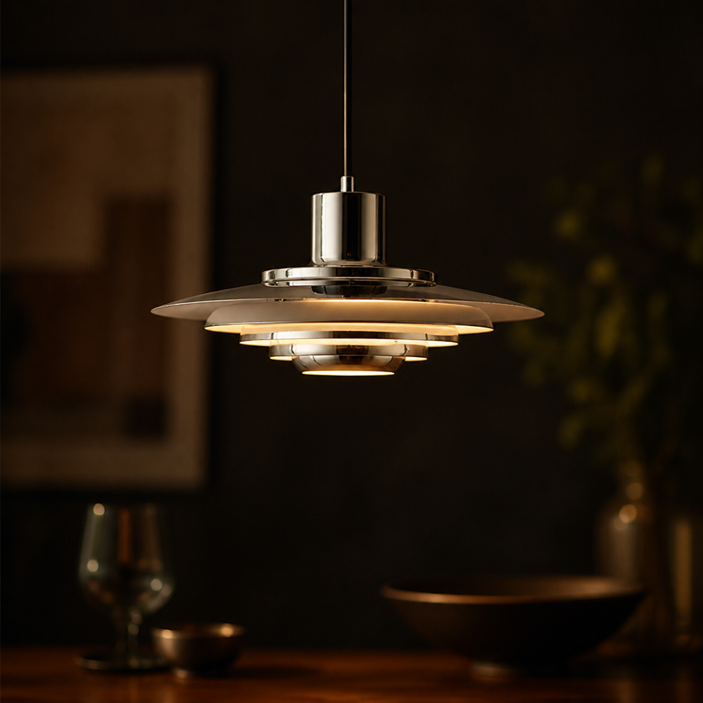 Pendant Light | Nordic Minimalist LED Design | Metal Body & E27 Socket | Adjustable Length