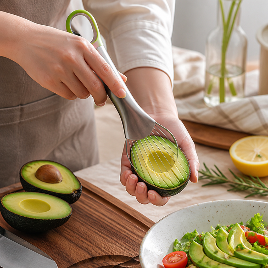 3-In-1 Stainless Steel Avocado Cutter