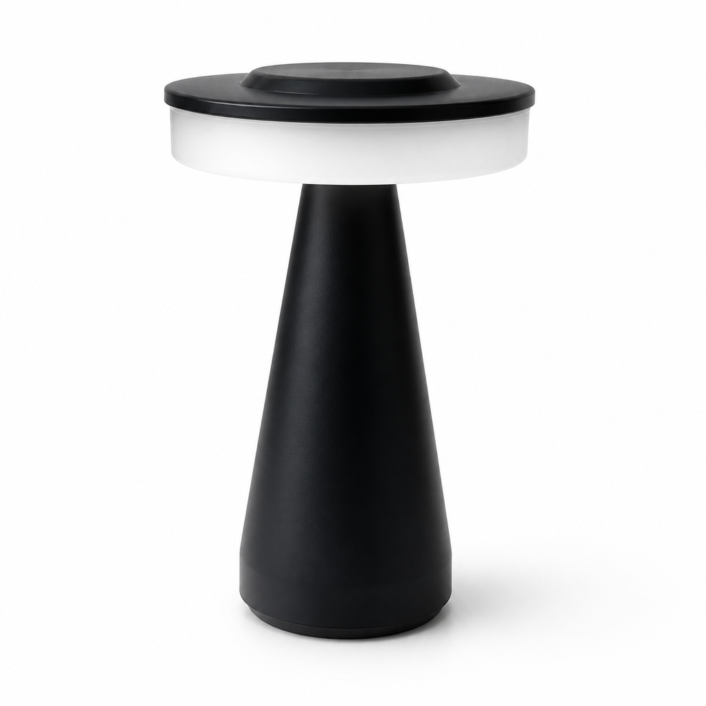 Mushroom LED Table Lamp | Touch Sensor & Color-Adjustable | USB Rechargeable Bedside Light