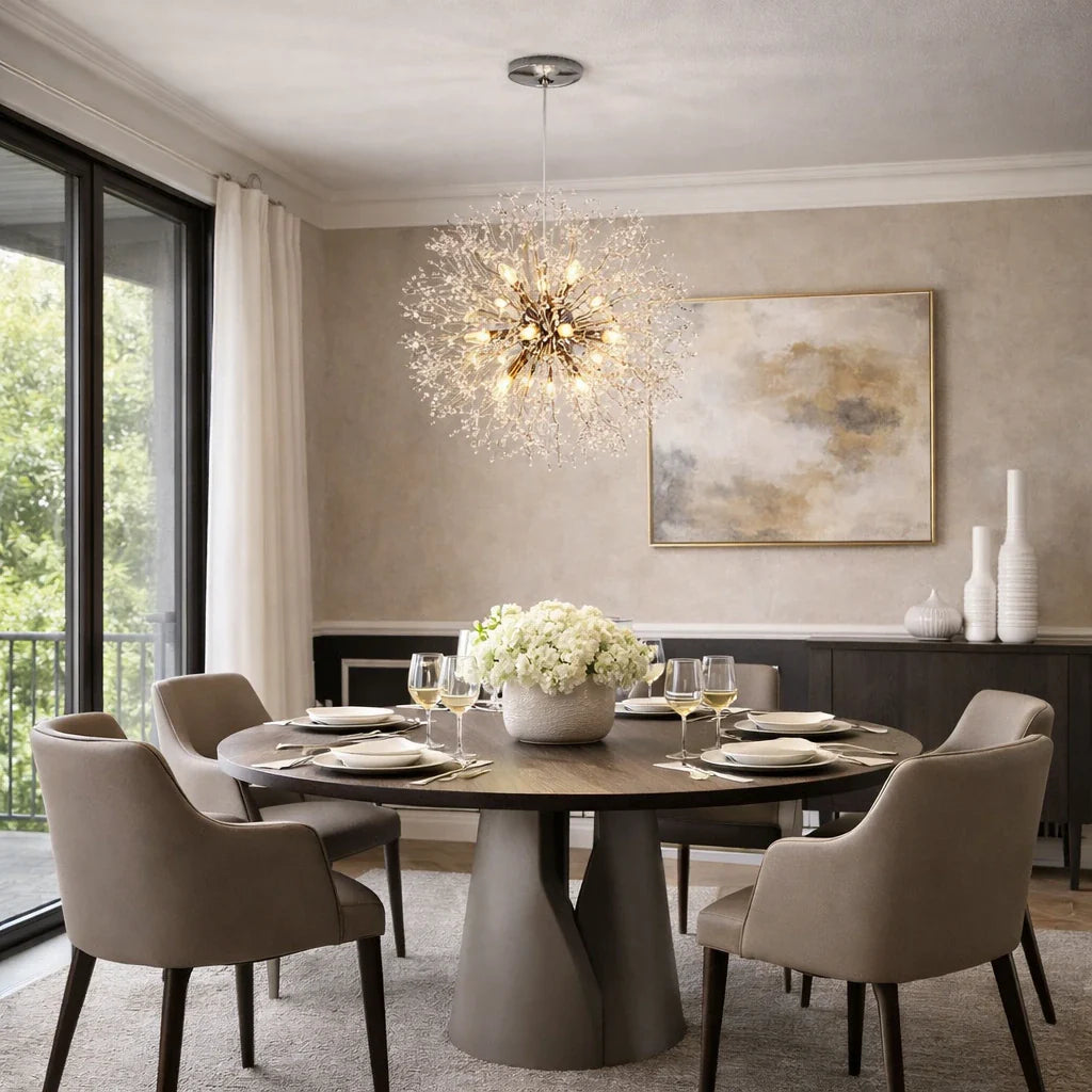 Gilda 9-Light Crystal Sputnik Chandelier