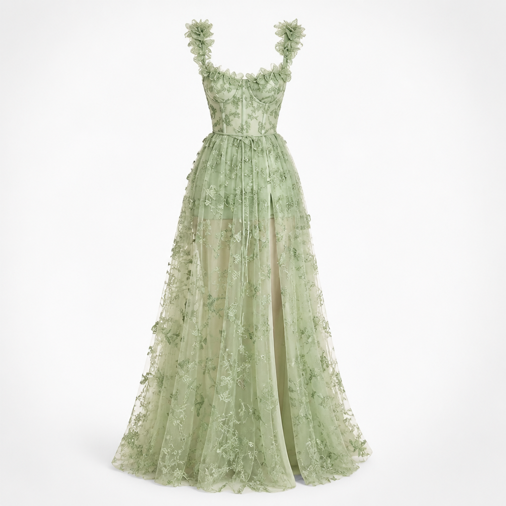 Women's Sleeveless Maxi Dress | Lace Spliced | Floor-Length High-Waist | Comfortable Fit