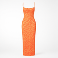 Floral Slim-Fit Backless Sundress
