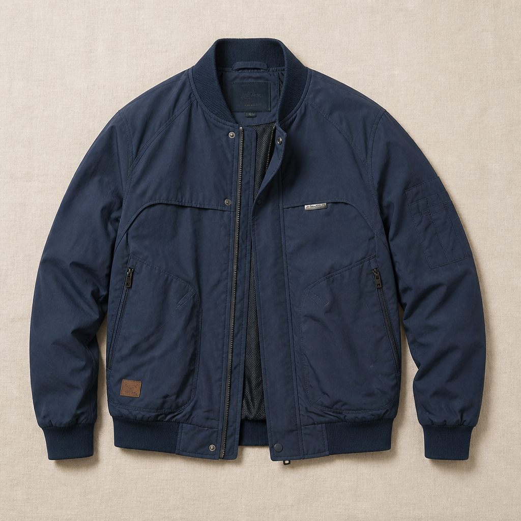 Men's Field Jacket | Raglan Sleeves & Urban Utility | Concealed Zip Pockets & Sleeve Organizer