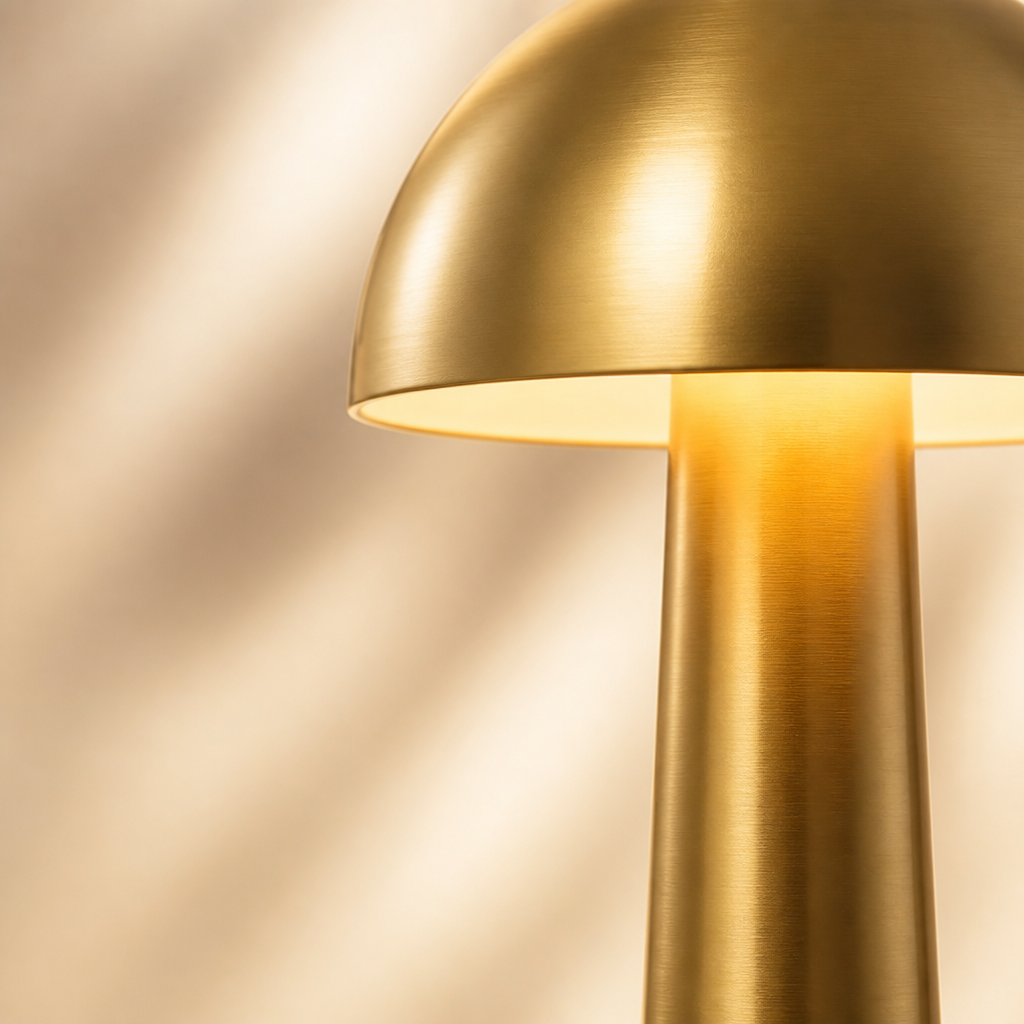 Table Lamp | Dimmable LED & Touch Sensor | USB Rechargeable | Metal Body