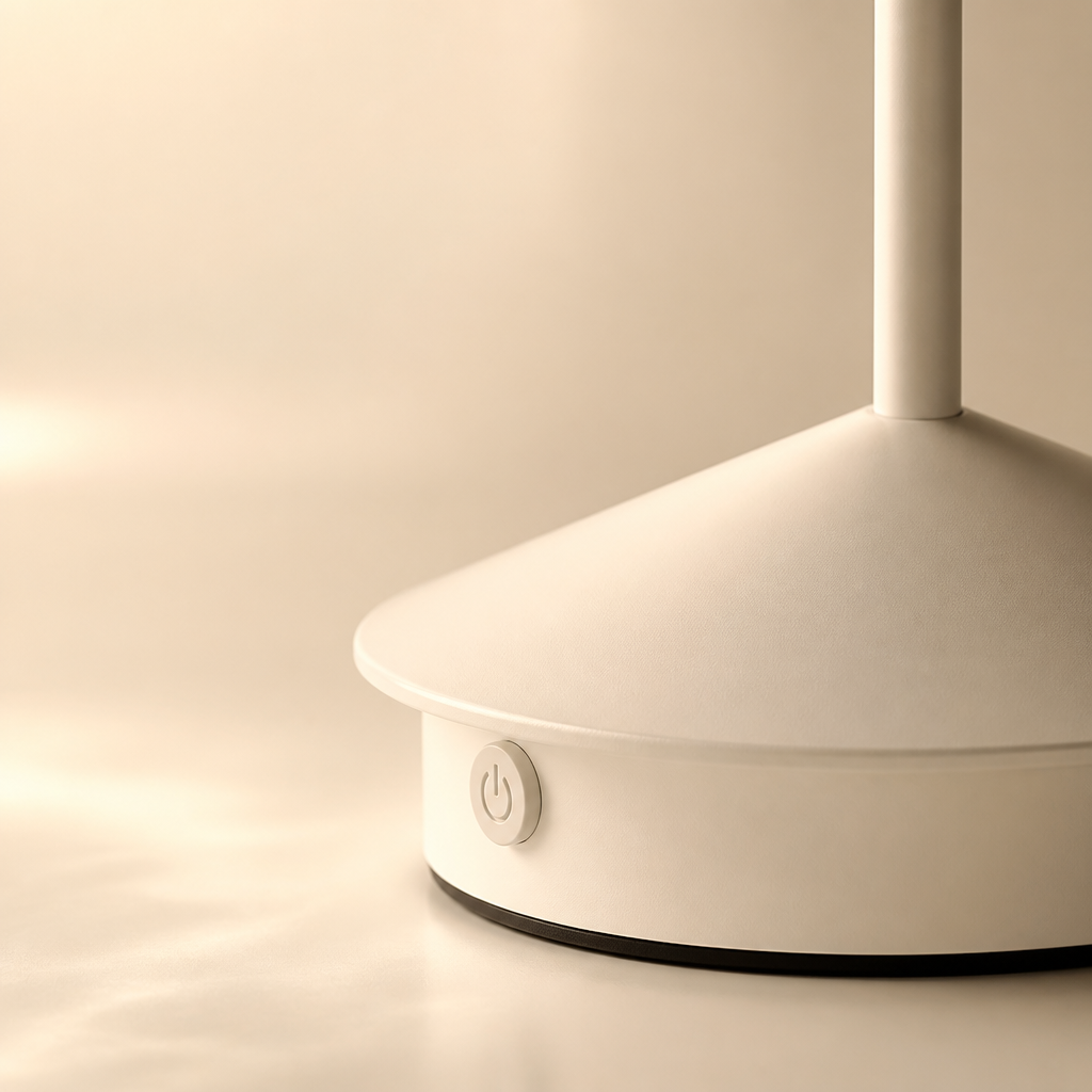 Rechargeable Table Lamp | Touch Sensor & Dimming | Adjustable Color Temp | Aluminum Body