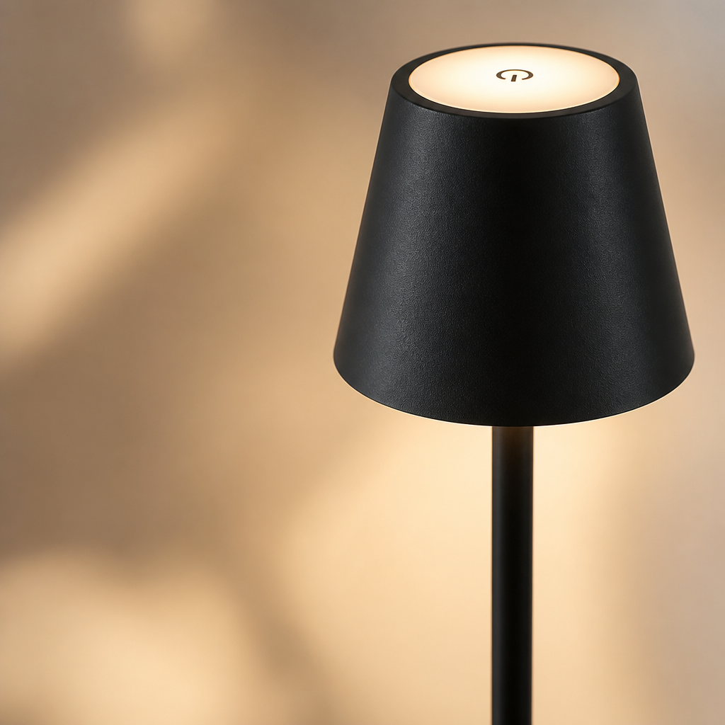 Table Lamp | Wireless Rechargeable & Dimmable | USB-C Charging | Splash-Proof Indoor & Outdoor