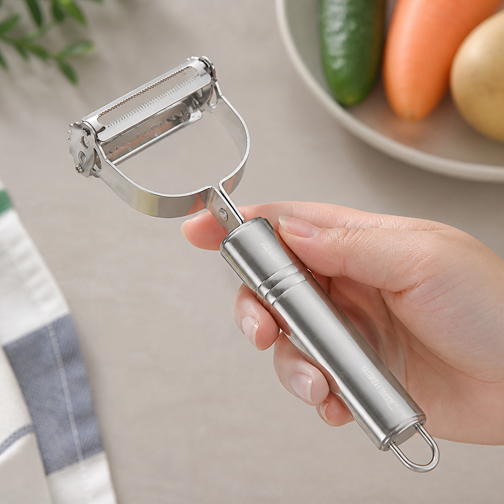 Stainless Steel 2-in-1 Peeler & Grater