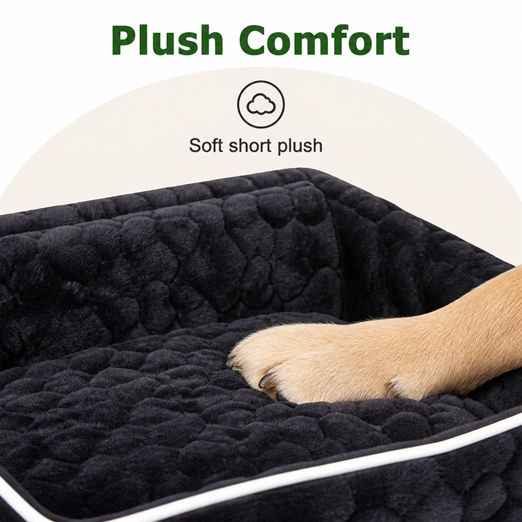 DogBedHouse Large Washable & Tethered Dog Car Seat