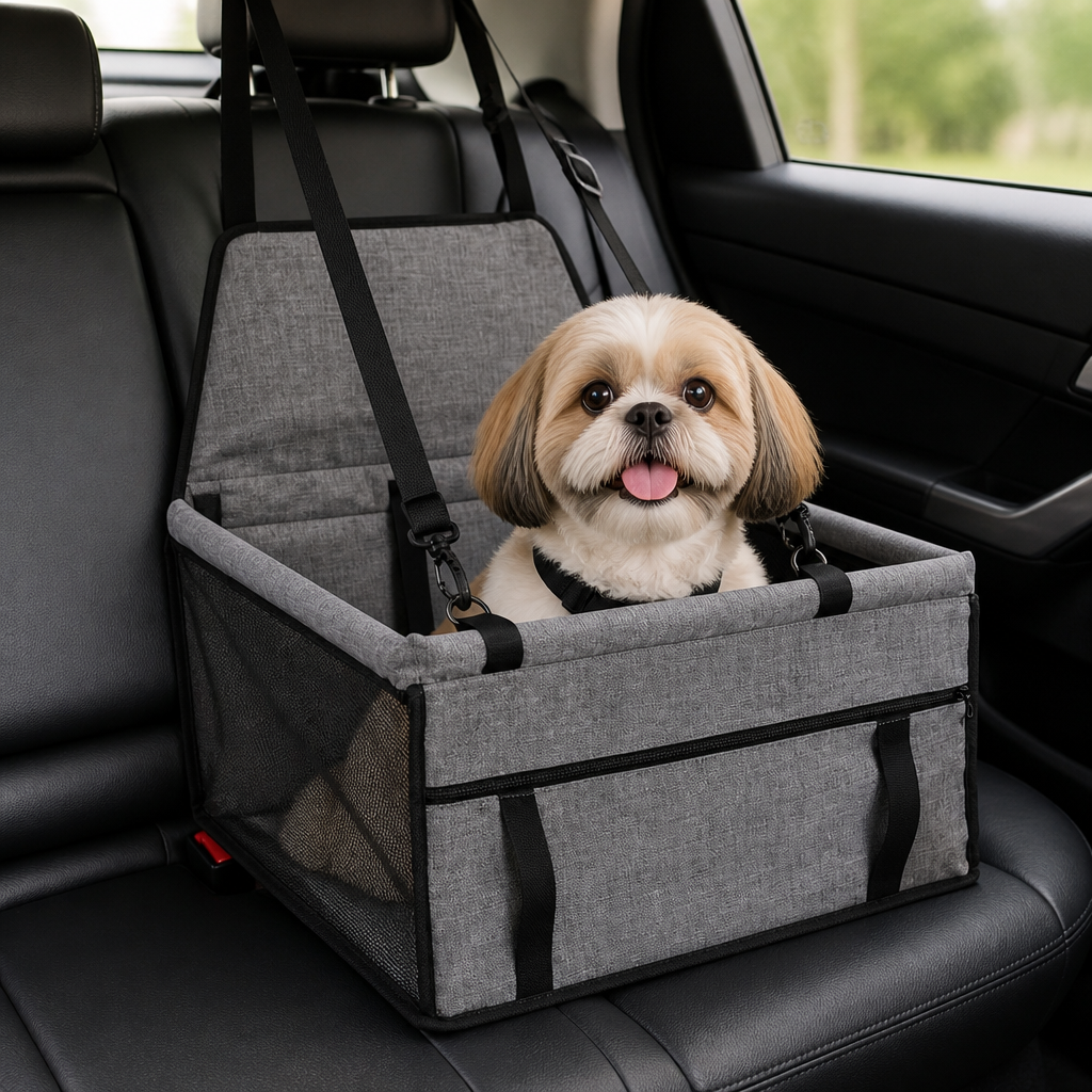 DogBedHouse Foldable Breathable Mesh Car Booster Seat