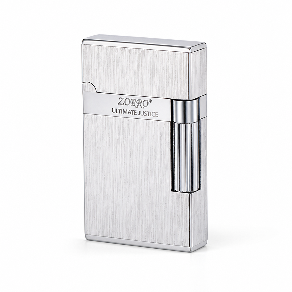 Refillable Butane Side-Pulley Metal Lighter (Gift Box Option)