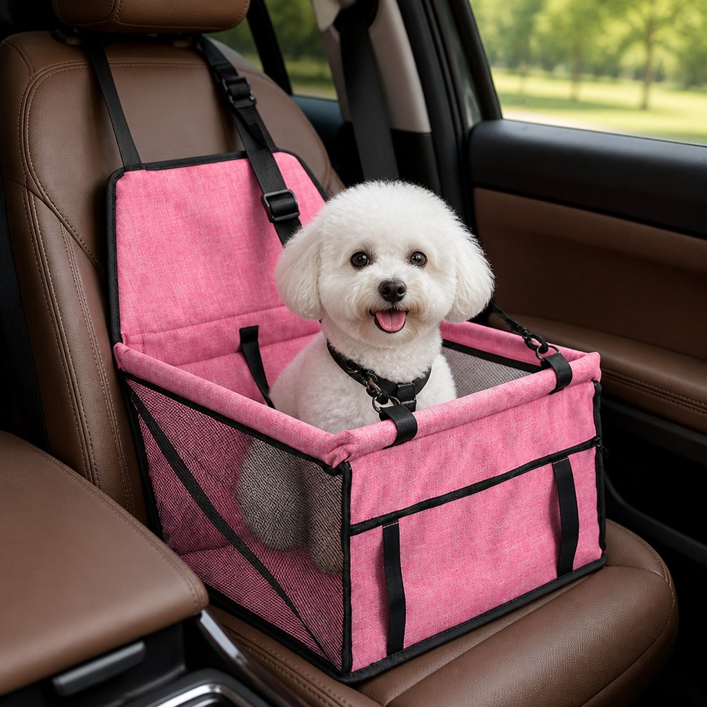 DogBedHouse Foldable Breathable Mesh Car Booster Seat
