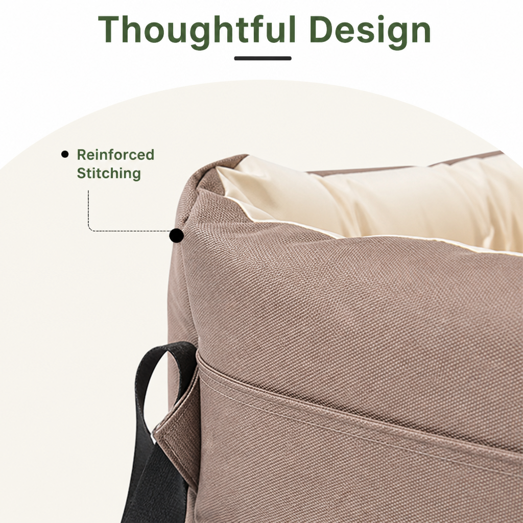 DogBedHouse Safety-Belt & Washable Booster Car Seat