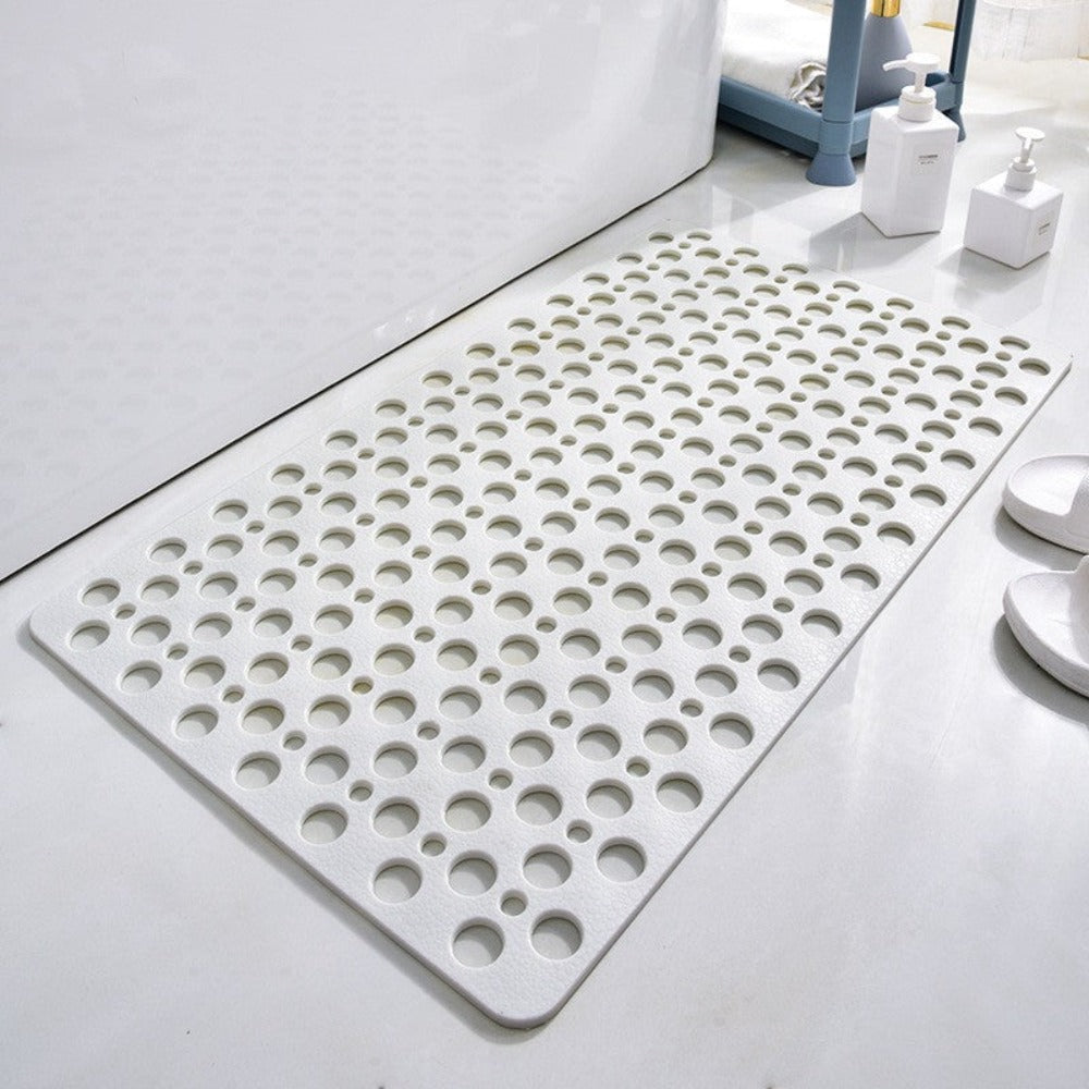 Antibacterial Shower Mat with Suction Cups – Non-Slip for Secure Standing