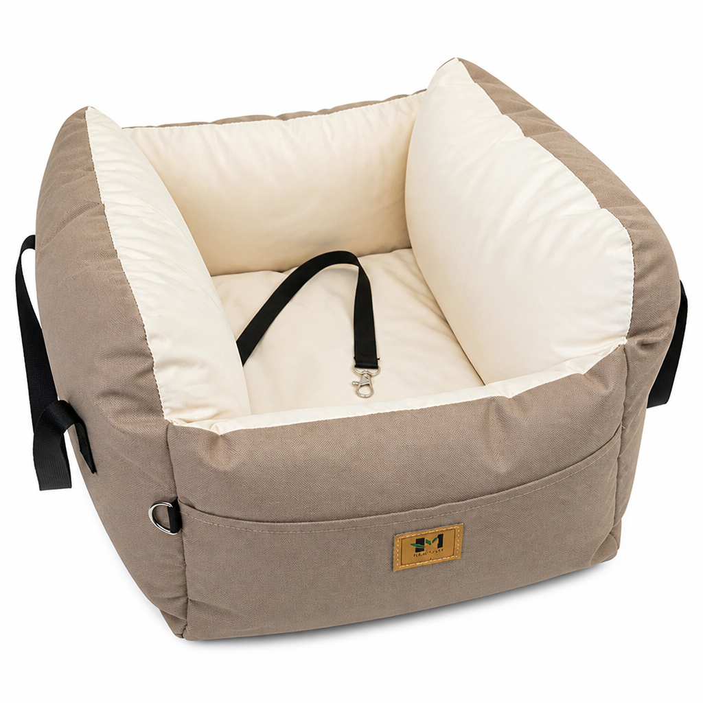 DogBedHouse Portable & Washable Soft-Lined Car Booster Seat