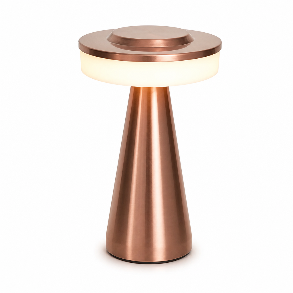 Mushroom LED Table Lamp | Touch Sensor & Color-Adjustable | USB Rechargeable Bedside Light
